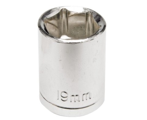 NASADKA KRÓTKA 6-KĄTNA CHROMOWANA 1/2'' 15MM NASADKA KRÓTKA 6-KĄTNA CHROMOWANA 1/2'' 15MM