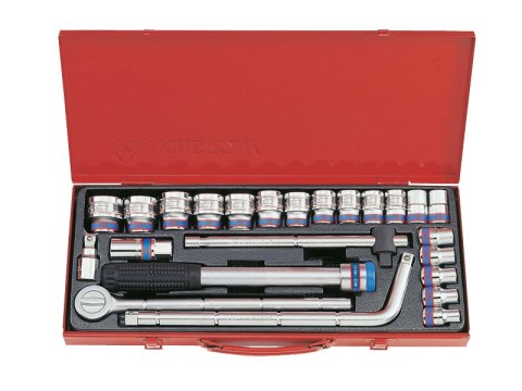 KOMPLET NASADEK 1/2'' 10-32MM 24 SZTUKI Z AKCESORIAMI, CHROM KOMPLET NASADEK 1/2'' 10-32MM 24 SZTUKI Z AKCESORIAMI, CHROM