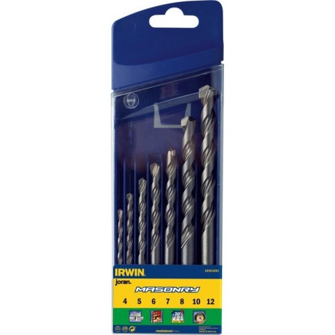 KOMPLET WIERTEŁ DO BETONU MASONRY 7 SZTUK 4-12MM KOMPLET WIERTEŁ DO BETONU MASONRY 7 SZTUK 4-12MM