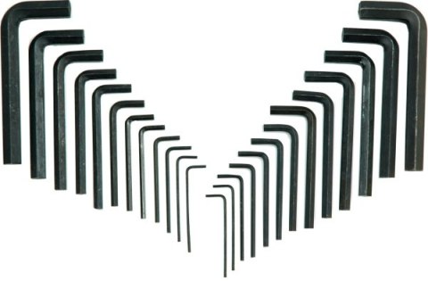 KLUCZE IMBUSOWE METRYCZNO-CALOWE KOMPLET 25 SZTUK 1 - 10MM KLUCZE IMBUSOWE METRYCZNO-CALOWE KOMPLET 25 SZTUK 1 - 10MM