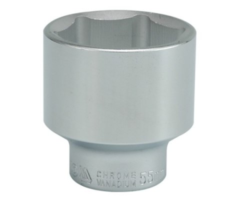 NASADKA KRÓTKA CHROMOWANA 6-KĄTNA 3/4'' 55MM NASADKA KRÓTKA CHROMOWANA 6-KĄTNA 3/4'' 55MM