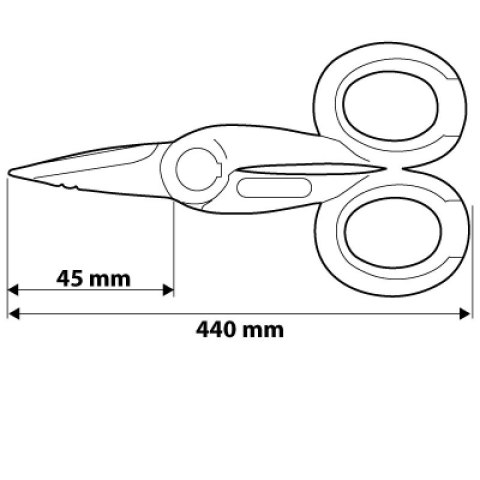 NOŻYCE DO KABLI I IZOLACJI 140MM NOŻYCE DO KABLI I IZOLACJI 140MM