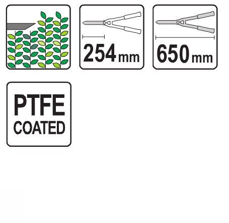 NOŻYCE DO ŻYWOPŁOTU 625MM NOŻYCE DO ŻYWOPŁOTU 625MM
