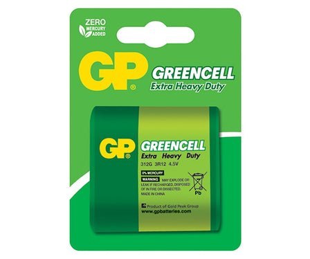 BATERIA PŁASKA GREENCELL 4.5V 3R12 BATERIA PŁASKA GREENCELL 4.5V 3R12
