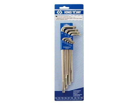 KOMPLET IMBUSÓW TORX EXTRA DŁUGIE 9 SZTUK T10 - T50 KOMPLET IMBUSÓW TORX EXTRA DŁUGIE 9 SZTUK T10 - T50