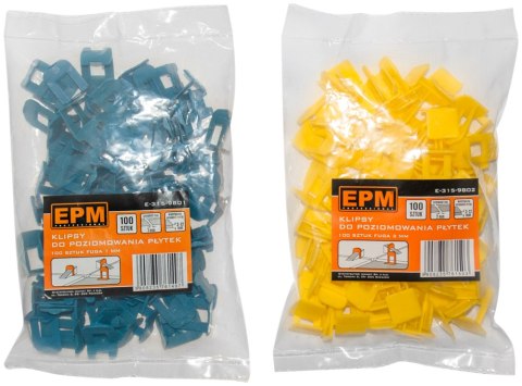 KLIPSY DO POZIOMOWANIA PŁYTEK 100 SZTUK FUGA 2 MM KLIPSY DO POZIOMOWANIA PŁYTEK 100 SZTUK FUGA 2 MM