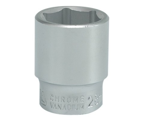 NASADKA KRÓTKA CHROMOWANA 6-KĄTNA 3/4'' 28MM NASADKA KRÓTKA CHROMOWANA 6-KĄTNA 3/4'' 28MM