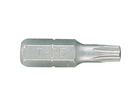 BIT, GROT, KOŃCÓWKA 1/4 TORX T25X25MM BIT, GROT, KOŃCÓWKA 1/4 TORX T25X25MM