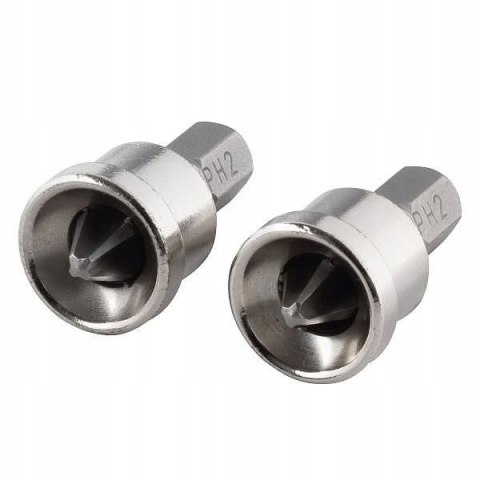 BIT, GROT KRZYŻOWY PH2 25MM Z OGRANICZNIKIEM 2SZT BIT, GROT KRZYŻOWY PH2 25MM Z OGRANICZNIKIEM 2SZT