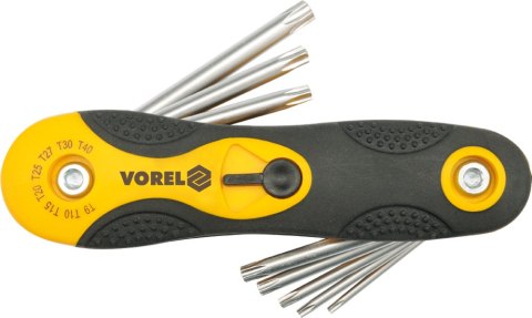 ZESTAW KLUCZY TORX 8 SZTUK T9 - T40 CR-V ZESTAW KLUCZY TORX 8 SZTUK T9 - T40 CR-V