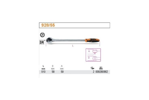 GRZECHOTKA Z MECHANIZMEM ZAPADKOWYM 3/4'' GRZECHOTKA Z MECHANIZMEM ZAPADKOWYM 3/4''