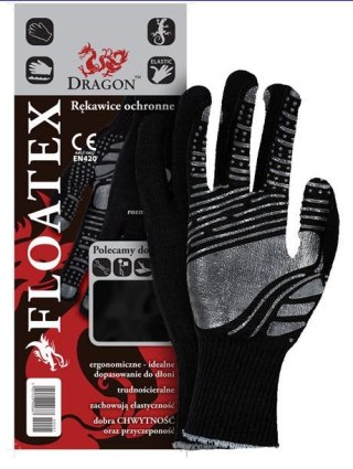 RĘKAWICE BAWEŁNA+POLIESTER, POWLEKANE FLOATEX 7