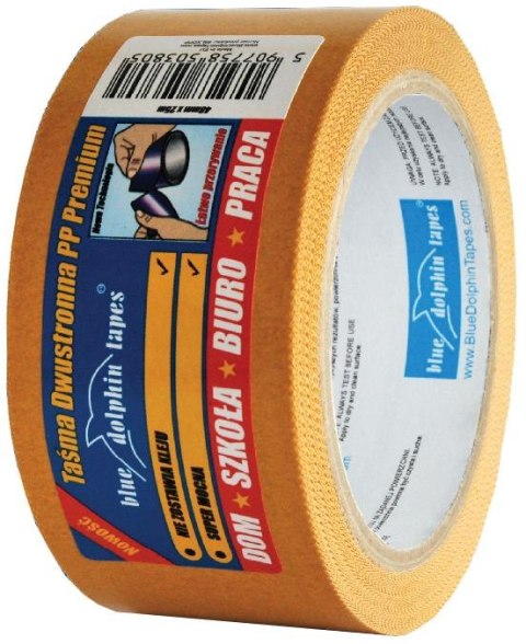 TAŚMA DWUSTRONNA PP SUPER PRZERYWANIE 48MM*25M TAŚMA DWUSTRONNA PP SUPER PRZERYWANIE 48MM*25M