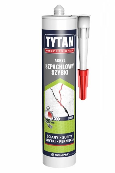 AKRYL SZPACHLOWY SZYBKI LEKKI TYTAN PROFESSIONAL 280ML BIAŁY AKRYL SZPACHLOWY SZYBKI LEKKI TYTAN PROFESSIONAL 280ML BIAŁY
