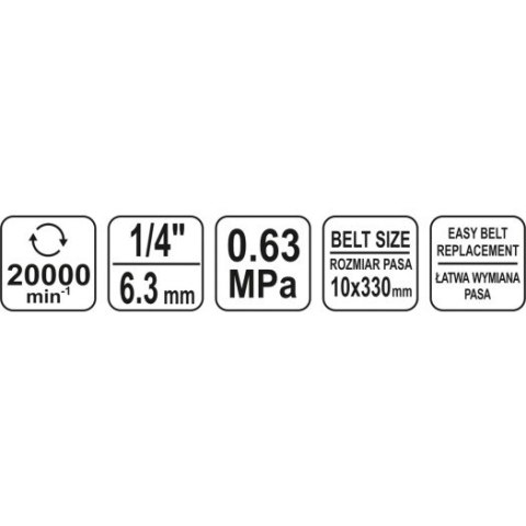 SZLIFIERKA TAŚMOWA PNEUMATYCZNA 10*330MM SZLIFIERKA TAŚMOWA PNEUMATYCZNA 10*330MM