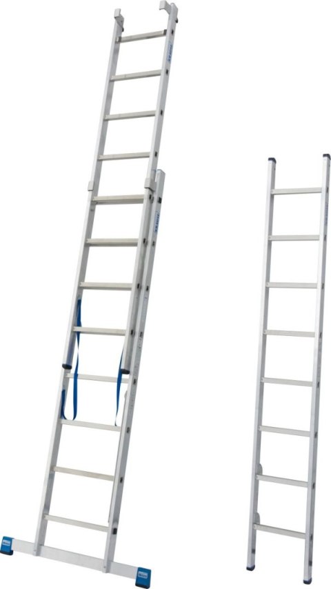 DRABINA ALUMINIOWA 3-ELEMENTOWA STABILO 3*8 SZCZEBLI DRABINA ALUMINIOWA 3-ELEMENTOWA STABILO 3*8 SZCZEBLI