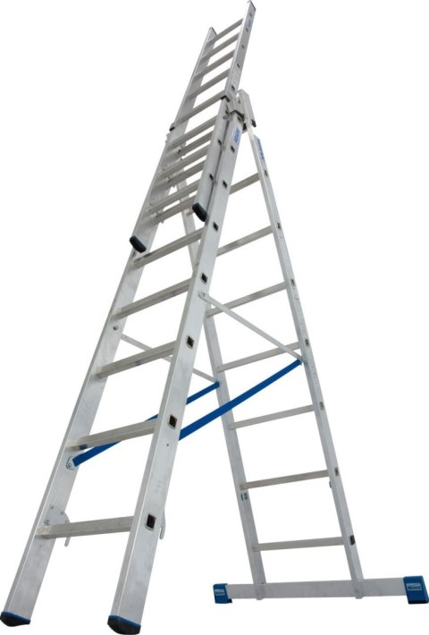 DRABINA ALUMINIOWA 3-ELEMENTOWA STABILO 3*8 SZCZEBLI DRABINA ALUMINIOWA 3-ELEMENTOWA STABILO 3*8 SZCZEBLI