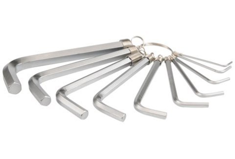 KLUCZE HEX ZESTAW 10-CZĘŚCIOWY 1,5-10MM CR-V KLUCZE HEX ZESTAW 10-CZĘŚCIOWY 1,5-10MM CR-V