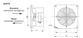 WENTYLATOR VENTO 24 1F
