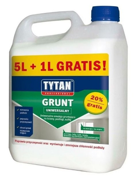 GRUNT TYTAN 6L-EMULSJA GRUNTUJĄCA GRUNT TYTAN 6L-EMULSJA GRUNTUJĄCA