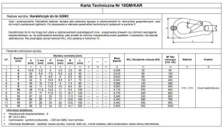 KARABIŃCZYK DO LIN DIN 5299C 15*200MM