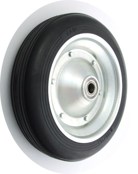 KOŁO METAL-GUMA 300MM BEZ OBUDOWY OŚKA 25MM 100Ł/25 KOŁO METAL-GUMA 300MM BEZ OBUDOWY OŚKA 25MM 100Ł/25