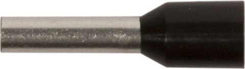 KOŃCÓWKA TULEJKOWA IZOLOWANA 1,5/2.8MM CZARNA 006041 100 SZT