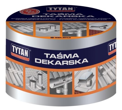TAŚMA USZCZELNIAJĄCA DEKARSKA 10CM*10MB SREBRNA/ALUMINIOWA TAŚMA USZCZELNIAJĄCA DEKARSKA 10CM*10MB SREBRNA/ALUMINIOWA