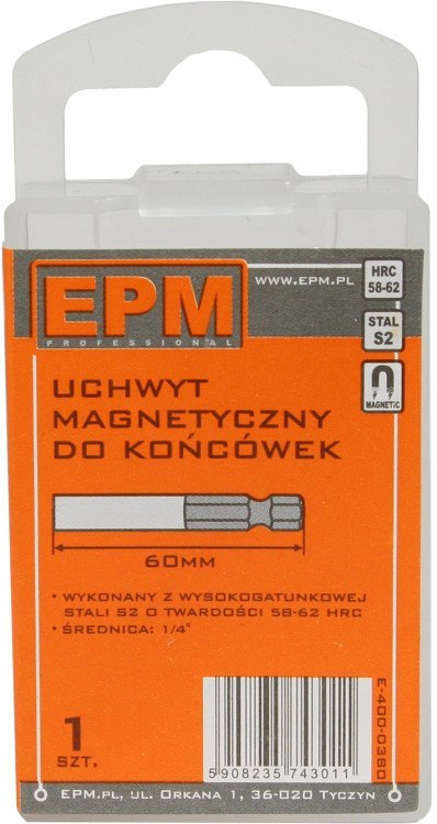 UCHWYT MAGNETYCZNY DO KOŃCÓWEK 1/4 UCHWYT MAGNETYCZNY DO KOŃCÓWEK 1/4