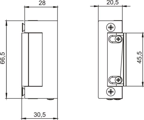 ZACZEP ELEKTROMAGNETYCZNY BEZ WYŁĄCZNIKA ZACZEP ELEKTROMAGNETYCZNY BEZ WYŁĄCZNIKA