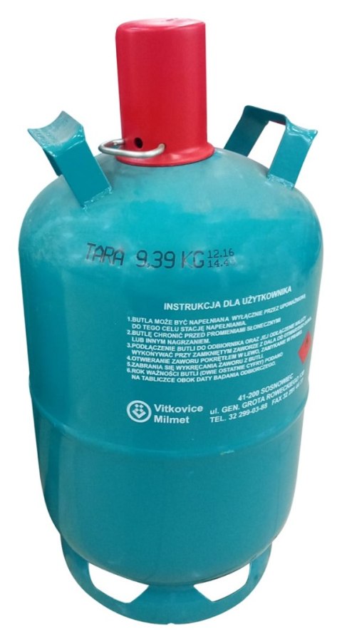 BUTLA TURYSTYCZNA 27,2L/11KG PUSTA BEZ KOŁNIERZA GW. W21.8 BUTLA TURYSTYCZNA 27,2L/11KG PUSTA BEZ KOŁNIERZA GW. W21.8