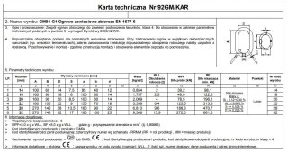OGNIWO ZBIORCZE 22 GM94 G4 WLL6.4T