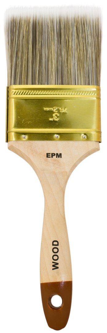 PĘDZEL ANGIELSKI PŁASKI WOOD 76MM - 3' PĘDZEL ANGIELSKI PŁASKI WOOD 76MM - 3'