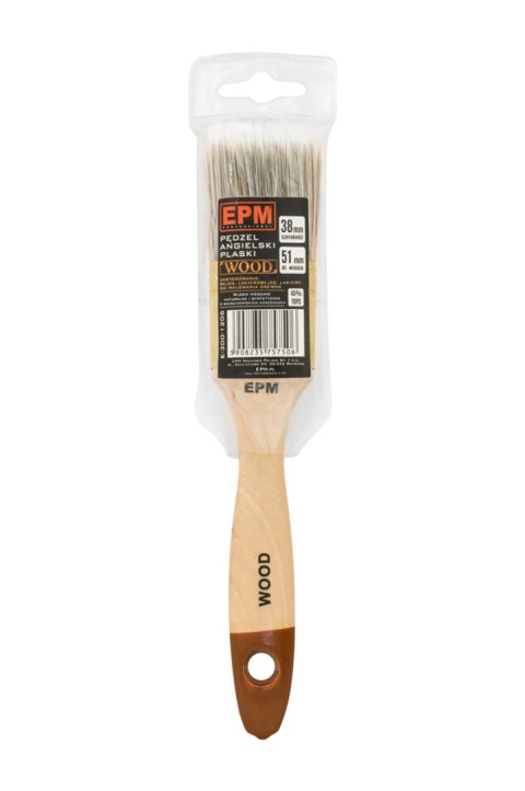 PĘDZEL ANGIELSKI PŁASKI WOOD 76MM - 3' PĘDZEL ANGIELSKI PŁASKI WOOD 76MM - 3'