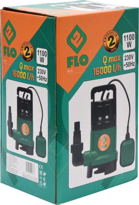 POMPA ZATAPIALNA DO BRUDNEJ WODY 1100W POMPA ZATAPIALNA DO BRUDNEJ WODY 1100W