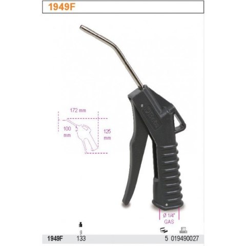 PISTOLET DO PRZEDMUCHIWANIA 200MM PISTOLET DO PRZEDMUCHIWANIA 200MM