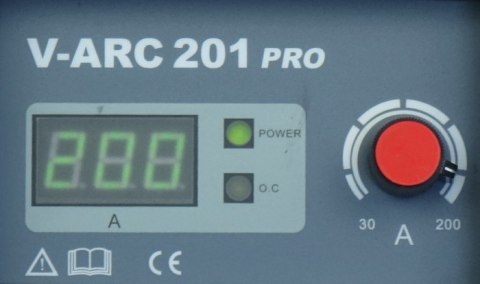 SPAWARKA INWERTOROWA MMA/TIG V-ARC 201 PRO + PRZEWODY SPAWARKA INWERTOROWA MMA/TIG V-ARC 201 PRO + PRZEWODY