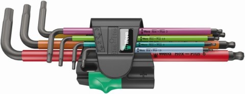 ZESTAW KLUCZY TRZPIENIOWYCH 950/7 HEX-PLUS MULTICOLOUR ZESTAW KLUCZY TRZPIENIOWYCH 950/7 HEX-PLUS MULTICOLOUR