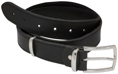 PAS SKÓRZANY SZYTY ROCKER BLACK PAS SKÓRZANY SZYTY ROCKER BLACK