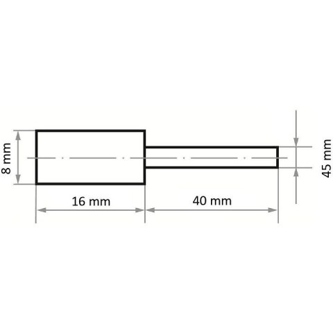 ŚCIERNICA TRZPIENIOWA 'ZY' WALCOWA P2ZY 0816.06 P.120 ŚCIERNICA TRZPIENIOWA 'ZY' WALCOWA P2ZY 0816.06 P.120
