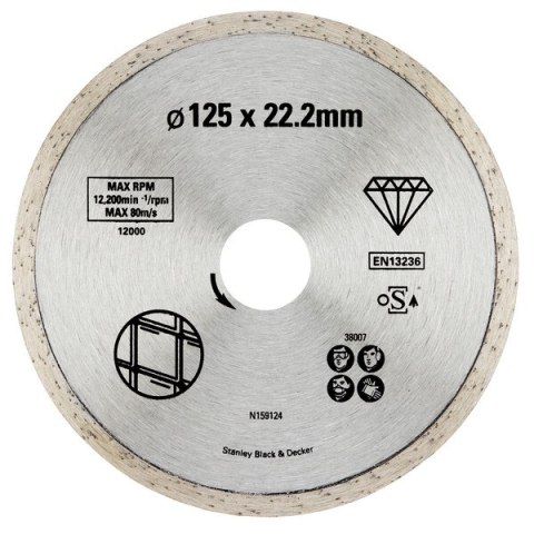 SZLIFIERKA KĄTOWA 125MM 850W+STA38107+STA38007 SZLIFIERKA KĄTOWA 125MM 850W+STA38107+STA38007