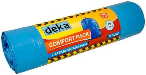 WORKI COMFORT PACK MOCNE NIEBIESKIE Z TAŚMĄ 60L A15 WORKI COMFORT PACK MOCNE NIEBIESKIE Z TAŚMĄ 60L A15