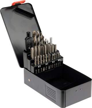 ZESTAW GWINTOWNIKÓW M3-M12 29 CZĘŚCI