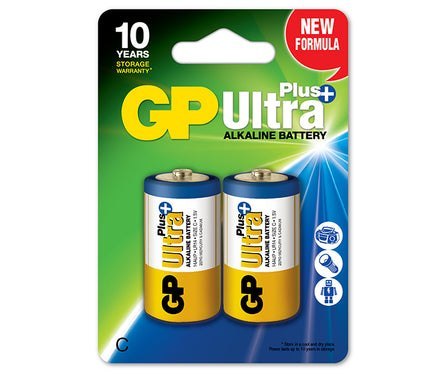BATERIA ULTRA+ ALKALINE 1.5V LR14 C 2 SZTUKI BATERIA ULTRA+ ALKALINE 1.5V LR14 C 2 SZTUKI