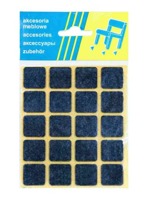 PODKŁADKA FILCOWA BLISTER BIAŁA 20*20MM - 20SZT PODKŁADKA FILCOWA BLISTER BIAŁA 20*20MM - 20SZT