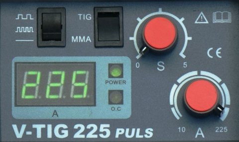 SPAWARKA INWERTOROWA TIG + MMA HF 225PULS SPAWARKA INWERTOROWA TIG + MMA HF 225PULS