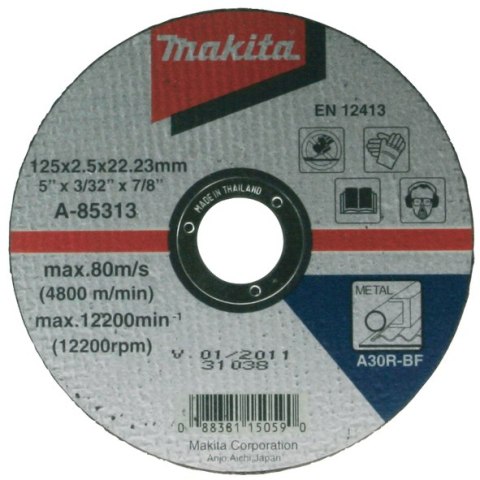 TARCZA DO METALU 125*2,5*22MM TARCZA DO METALU 125*2,5*22MM