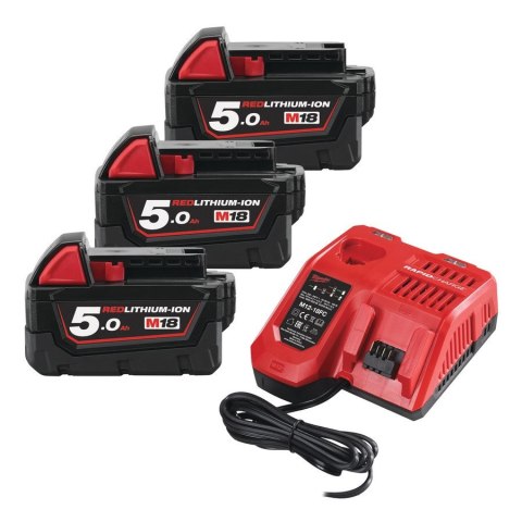 ZESTAW AKUMULATORÓW POWERPACK M18NRG-503 ZESTAW AKUMULATORÓW POWERPACK M18NRG-503