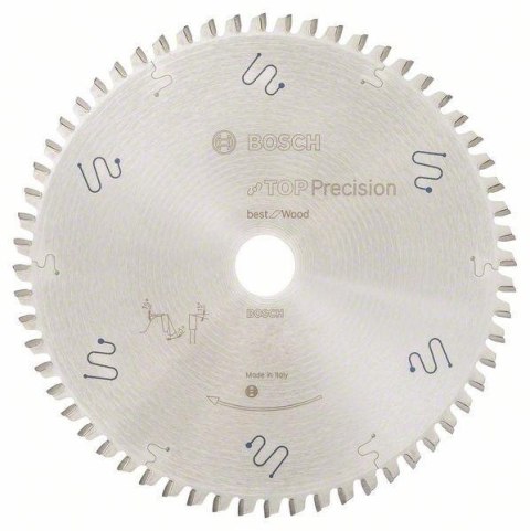 PIŁA TARCZOWA TOP PRECISION BS WO B305*30/72