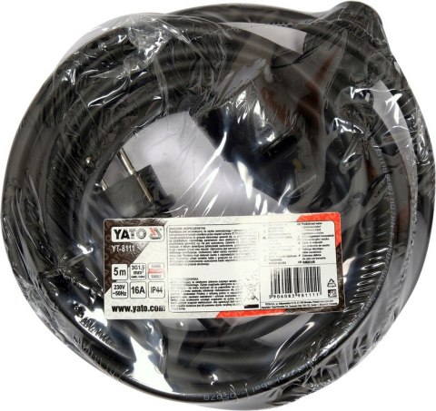 PRZEDŁUŻACZ IP44 5M 3G1.5MM PRZEDŁUŻACZ IP44 5M 3G1.5MM